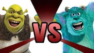 SHREK vs SULLEY Cartoon Fight Club Episode 8