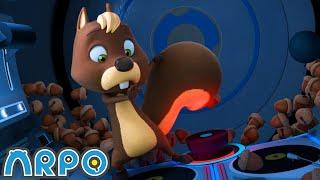 Invasion of the Acorn Snatchers | Baby Daniel and ARPO The Robot | Funny Squirrel Cartoon