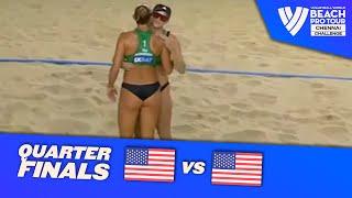 Harward/DeBerg vs. Anderson/Bauer - Quarter Finals Highlights | Chennai 2024 #BeachProTour