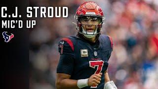 C.J. Stroud mic'd up | Listen in as the Houston Texans QB helps his team to a big home win