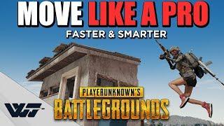 GUIDE: How to MOVE LIKE A PRO (Bunny Jumping, Sharp Turns, Speedclimbing stairs) - PUBG