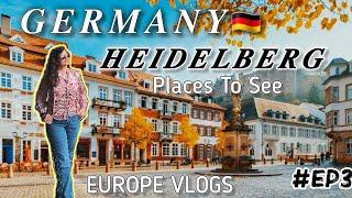 4K  Ultimate Europe Tour: Experiencing Heidelberg's Beauty, Germany 