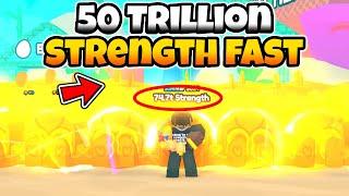 How To Get 50 Trillion Strength FAST In Arm Wrestling Simulator