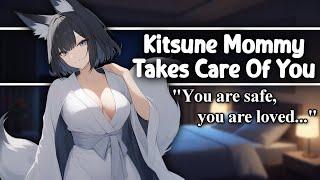 [ASMR] Kitsune Mommy Takes Care Of You [F4A] [Sleep Aid] [Comfort] [Cuddles] [Wholesome]