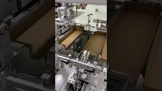 Automatic long size empty tray case box forming folding producing machine