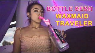 Waxmaid Bong Bottle Traveler Mouthpiece Reviewing