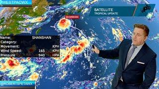 Guam Weather Update, Shanshan nears Japan but a new storm is possible