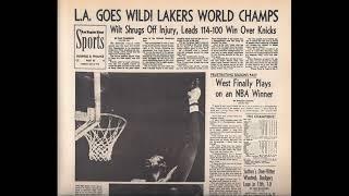 KABC News (radio) - Lakers NBA Champs ! - May 7, 1972