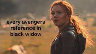 every avengers reference in black widow