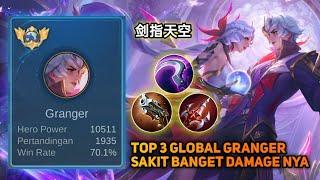 BEST BUILD & EMBLEM GRANGER JUNGLER TERSAKIT 2024‼️TOP 3 GLOBAL GRANGER‼️BY 剑指天空‼️