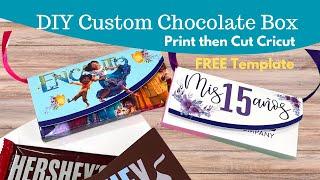 How to Make Print Then Cut Hershey Boxes with Cricut