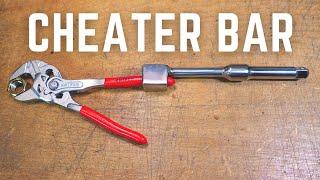 Knipex Pliers Wrench Cheater Bar for Double the Leverage - EDC Everyday Carry DIY Tool Idea