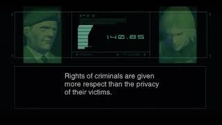 Metal Gear Solid 2: Sons of Liberty - Colonel A.I speech about information Warfare