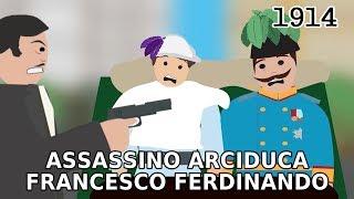 L'assassinio dell'Arciduca Francesco Ferdinando a Sarajevo (1914)