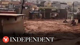 Iraq: Mudslides rush down roads as city of Duhok suffers severe floods