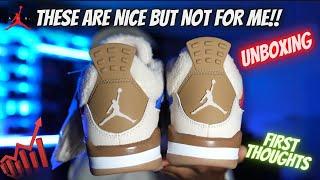 THESE AIR JORDANS ARE CLEAN BUT THEY ARE NOT FOR ME!! UNBOXING & FIRST THOUGHTS!!