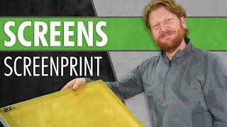 Screen Basics - Screen Printing Explained