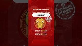 Year of Snake 2025 Prediction - Snake #chinesenewyear