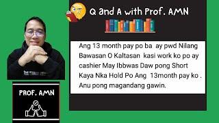 Pwede bang bawasan ni Employer ang 13th Month Pay ni Employee?