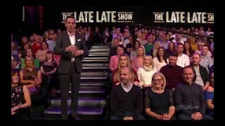 Proud to carry pink in aid of breast cancer for  Marie Keating [Late Late Show, October 4th 2019]