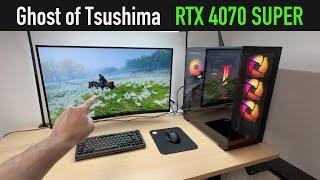 RTX 4070 SUPER vs Ghost of Tsushima [4K, 1440p, 1080p benchmark] DLSS 3 & Frame Generation tested