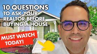 10 Questions to Ask Your Real Estate Agent When Buying a House | Hiring a Realtor Interview