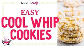 4 Ingredient Cool Whip Cookies