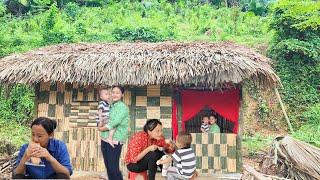 FULLVIDEO: 17-year-old single mother completes bamboo house in 30 days after terrible storm