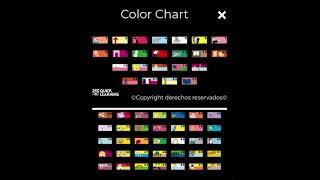 Color Chart by Quick Learning