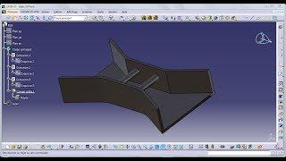 Réalisation d'un Cric part design partie 1; Bâti avec CATIA V5, Car jack part design