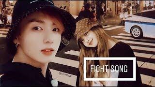 Lizkook Lisa (blackpink) & Jungkook (bts) • fight song • [fmv]