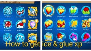 how to get ice & glue xp fast