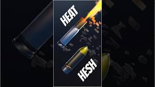 How HESH and HEAT rounds Work? WOT #firstshortvideo #tanksblitz #worldoftanks #firstshortvideo