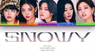 ITZY (있지) SNOWY [COLOR CODED LYRICS] | icandothisallday