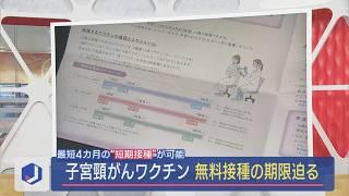 無料接種の期限迫る：子宮頸がんワクチン 最短4カ月程度の“短期接種”が可能【新潟】スーパーJにいがた11月22日OA