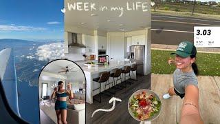 weekly vlog: island hopping to maui, home projects, cooking & running!!