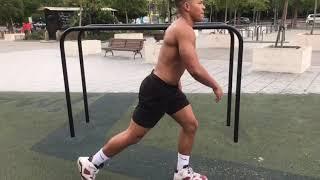 Semet Demonstrates Joel Canela | Walking Lunges