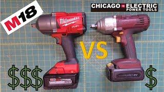 World’s Most Powerful 18V Impact VS World’s Cheapest: M18 vs Chicago Electric Review & Full Teardown