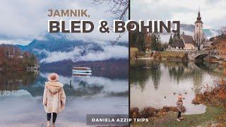 Exploring Jamnik, Bled & Bohinj - Slovenia roadtrip. A day in slovenia during Winter (Slovenia vlog)