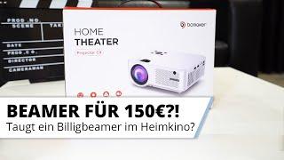 Was kann eigentlich ein Billigbeamer für 150 Euro wie der Bomaker C9? Wir haben es getestet!