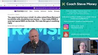 Dave Ramsey Out Of Touch OLDER Article More Info Reaction #debtfree #childcare #financialpeace