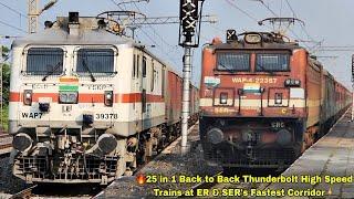 COROMANDEL + MUMBAI DURONTO + EAST COAST Back to back Non Stop Train at ER & SER's Fastest Corridor