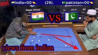 India (vs) Pakistan Carrom history Indian uncle senior player & Raeesahmed 29 point match ​⁠