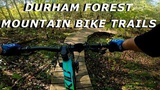 Durham Forest mountain biking - Fall 2021