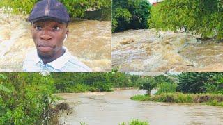 Current Serious State Of Agona Swedru ‘Akora River’ After Heavy Downpours