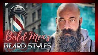  11 BEARD STYLE for BALD MEN ️ BARBER SHOP ACADEMY Secrets 🪒 Beard Styles for Men