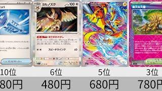 【ポケカ】ヨルノズク高すぎ！高額ノーマル＆R＆AR＆RR＆ACESPEC「ステラミラクル」初動価格ランキング【Pokémon cards】Market price of  Stellar Crown