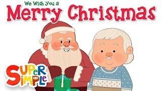 We Wish You A Merry Christmas | Holiday Song for Kids! | Super Simple Songs