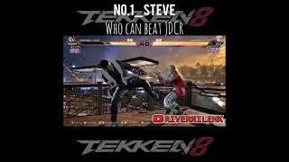 No.1 Steve who can beat JDCR #tekken8 #gaming #rivernilehk