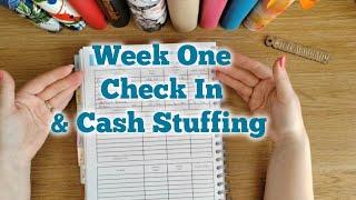 Week One Check In • Weekly Cash Stuffing Envelopes • Sinking Funds • Budget Planner